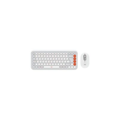 COMBO TECLADO MOUSE POP ICON COMBO- WHITE